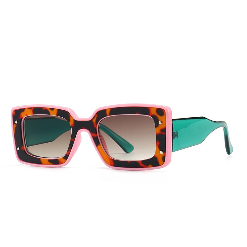 Multi-Tone Chic Rectangle Shades