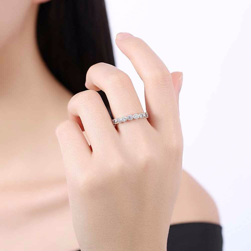 Zircon + Sterling Silver Ring