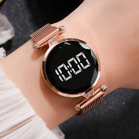 Rose Gold Digital Watche
