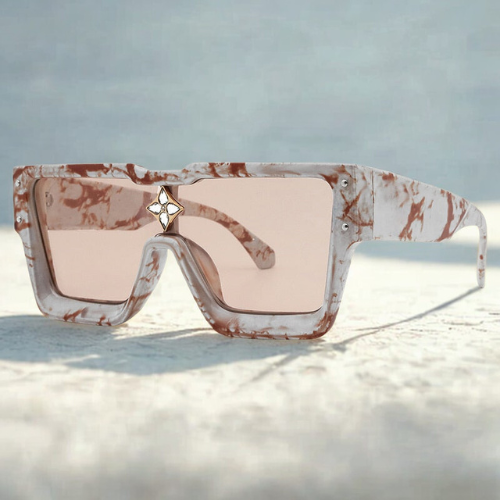 Artistic Stone Oversized Sunglasses