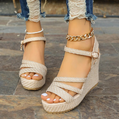 Sahara Weave Wedges