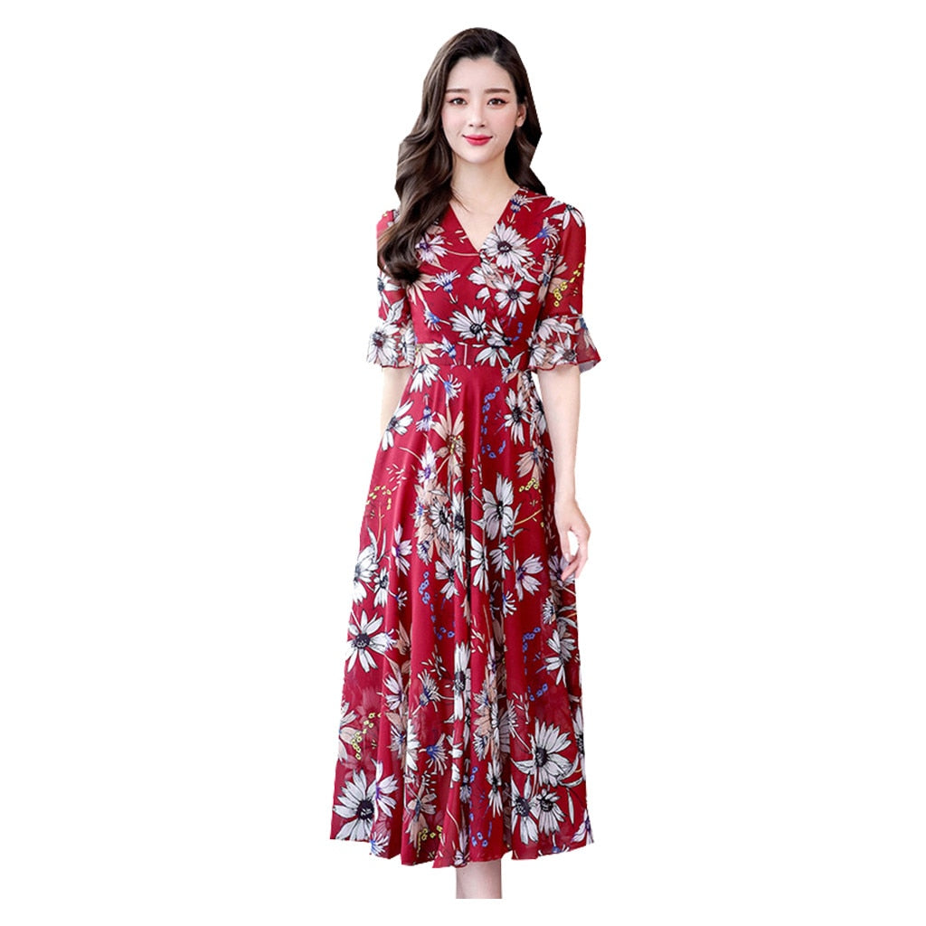 Floral Muse Midi Dress