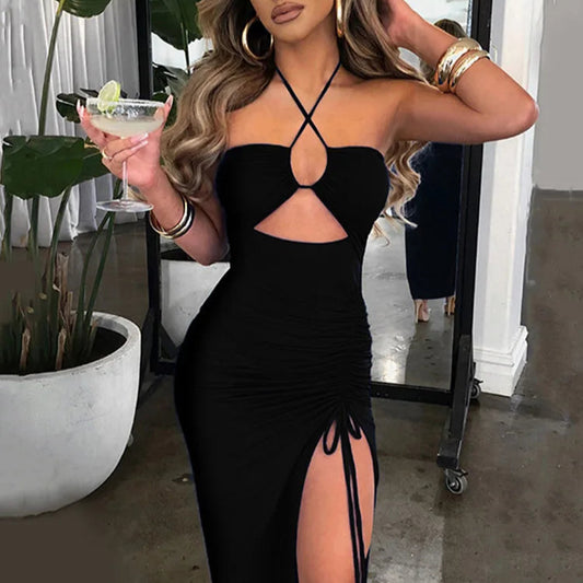 GlamFit Midi Dress