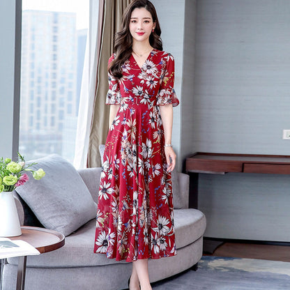 Floral Muse Midi Dress