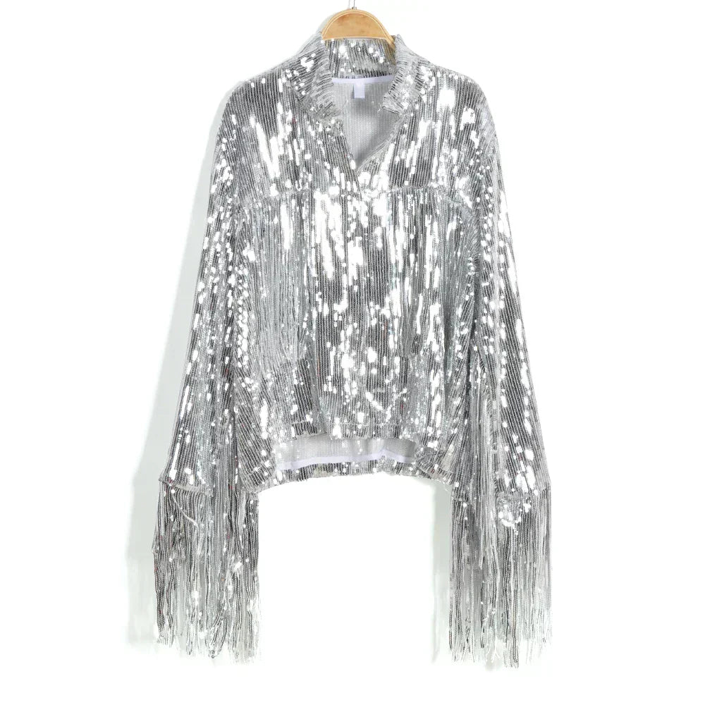 Midnight Fringe Jacket